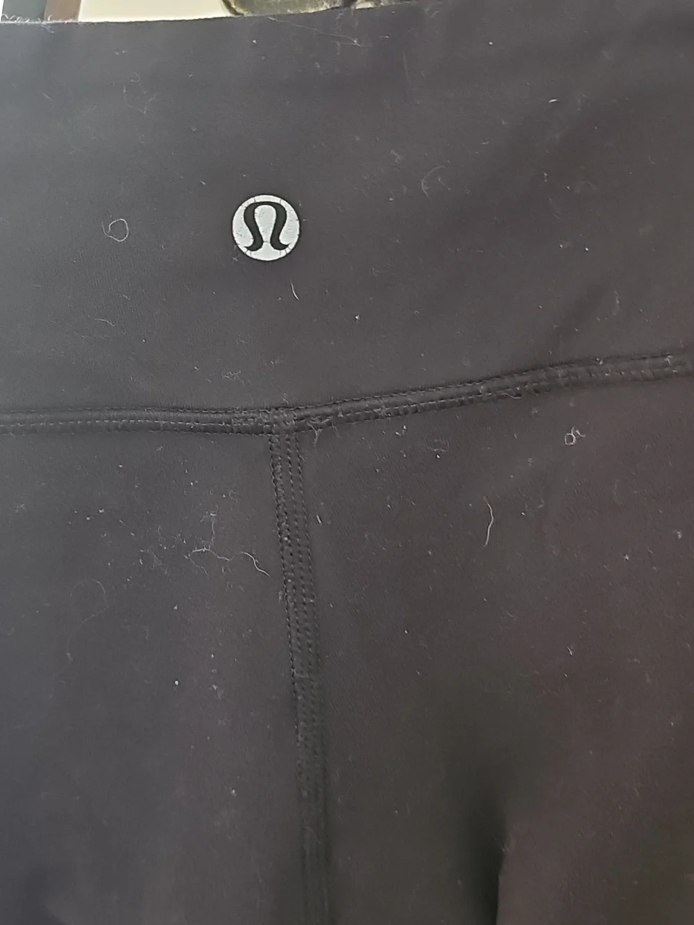 lululemon athletica Low Rise Black Logo Activewear‎ 21